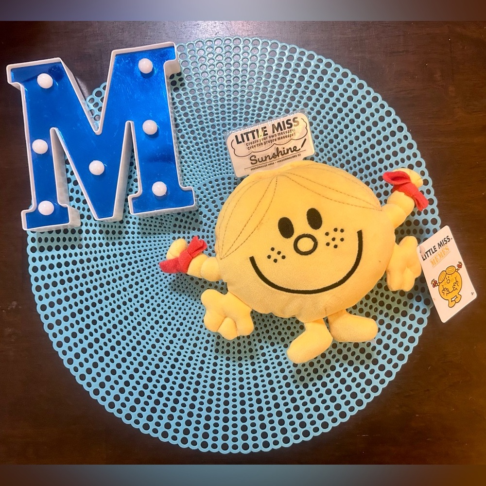 Little Miss Memes - Little Miss Sunshine 6" Yellow Stuffed Plush Toy New NWT